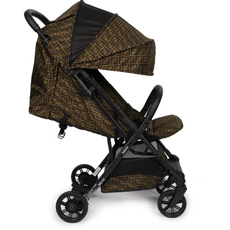 fendi inglesina classic logo pram stroller|fendi stroller ff logo.